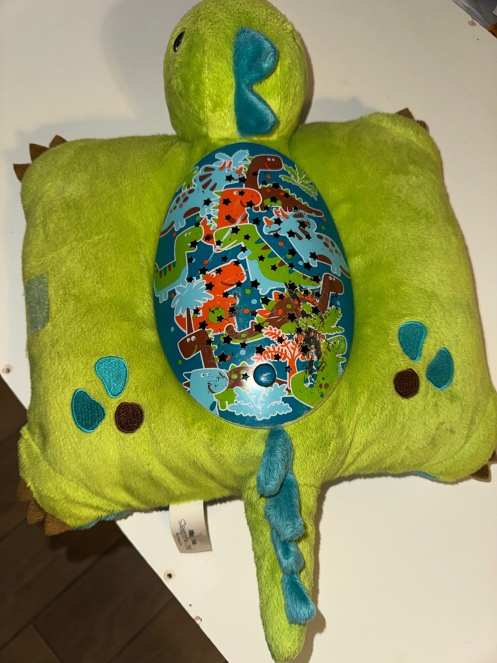 Pillow Pets Dinosaur Sleeptime Lite Plush Stuffed Animal TESTED-WORKS - Picture 2 of 7